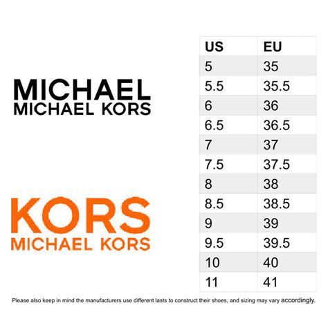 michael kors women shoes spring summer 2019|Michael Kors shoe size chart.